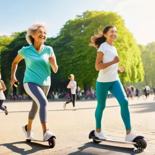 파킨슨병 예방 운동과 식단 - **Prompt 1: "Parisian Morning Movement"**
    A vibrant, sun-drenched scene in a quintessential Pari...