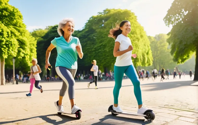 파킨슨병 예방 운동과 식단 - **Prompt 1: "Parisian Morning Movement"**
    A vibrant, sun-drenched scene in a quintessential Pari...